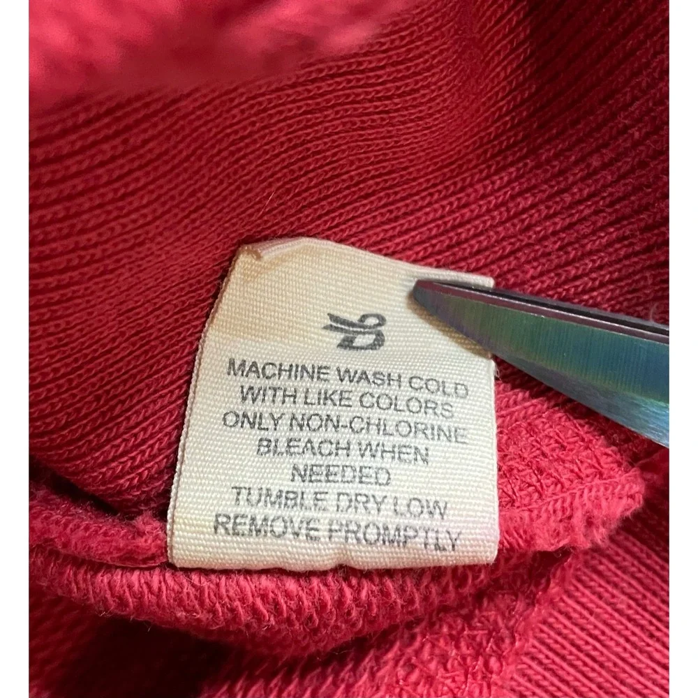 VTG Banner47 US Open‎ 2009 NYC Tennis Hoodie Mens XXL Red Cotton Sweatshirt - Picture 8 of 12